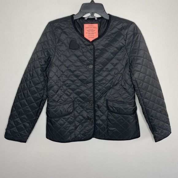 J. Crew Jackets & Coats Jcrew Quilted Jacket Womens 4 Black